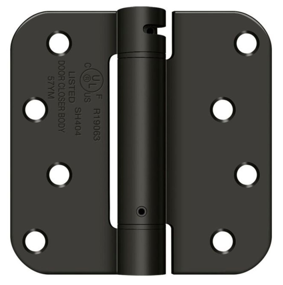 Deltana DSH4R510BT Radius Corner Hinge, TT, Oil Rubbed Bronze, 4" x 4"