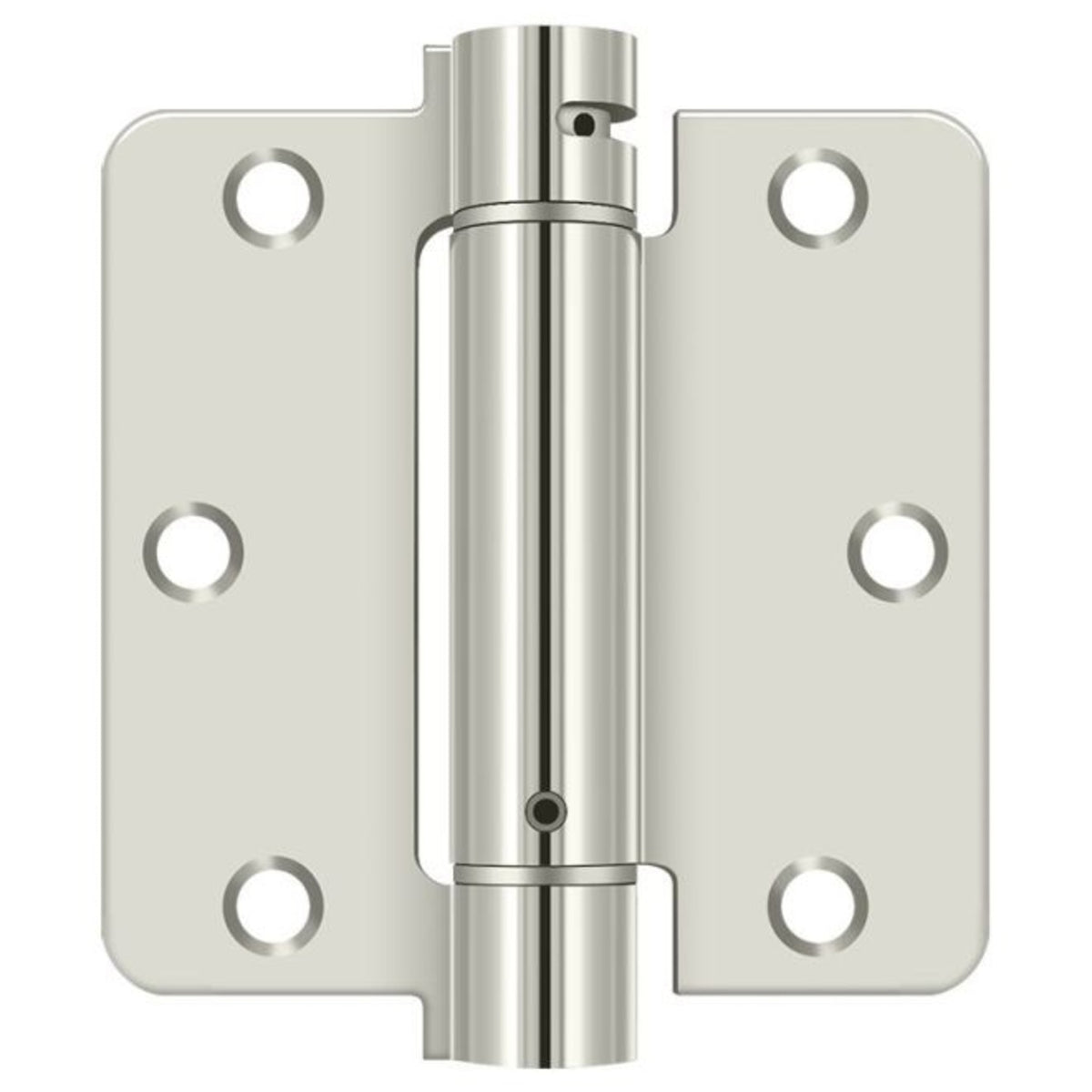 Deltana DSH35R414 Spring Hinge, Bright Nickel