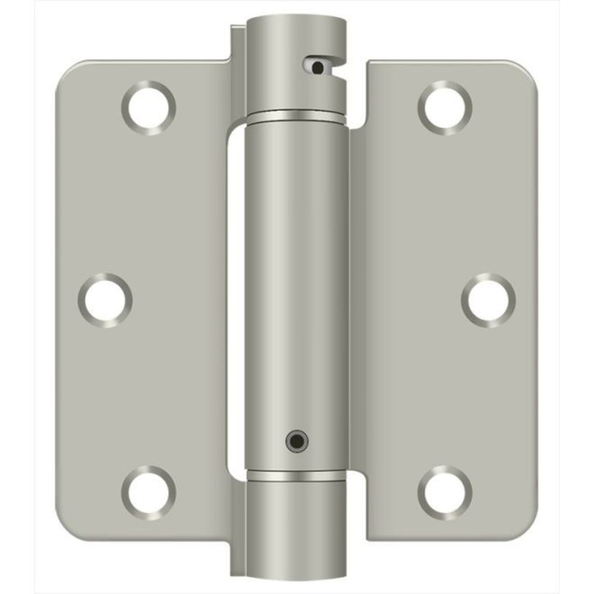 Deltana DSH35R415 Spring Hinge, Satin Nickel