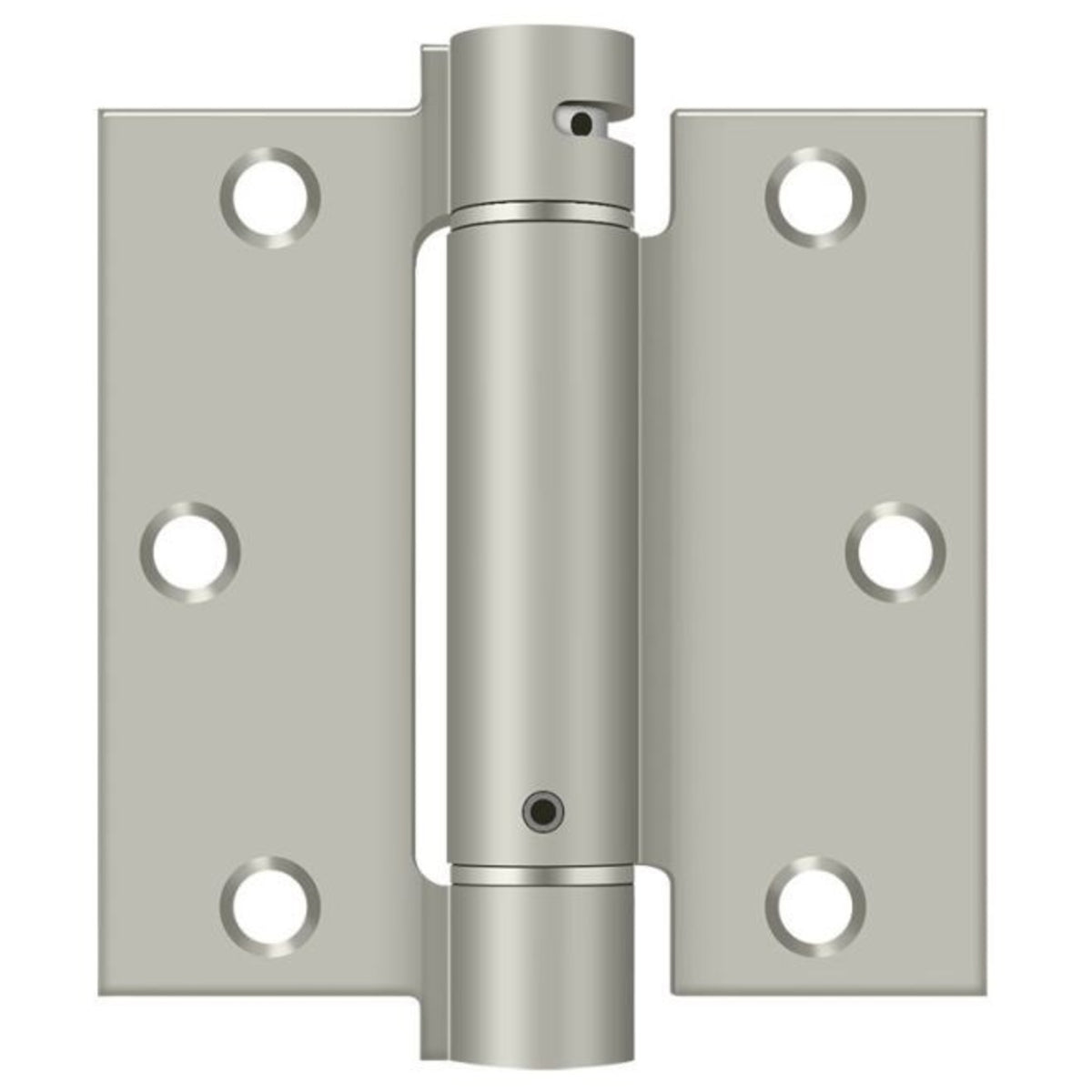 Deltana DSH35U15 Spring Hinge, Satin Nickel, 3-1/2" x 3-1/2"