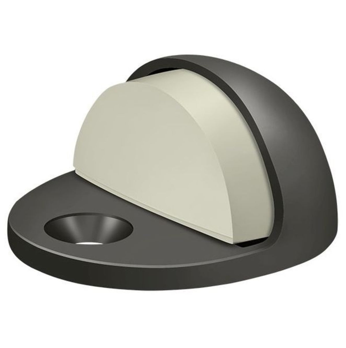 Deltana DSLP316U10B Low Profile Dome Door Stop, Oil Rubbed Bronze