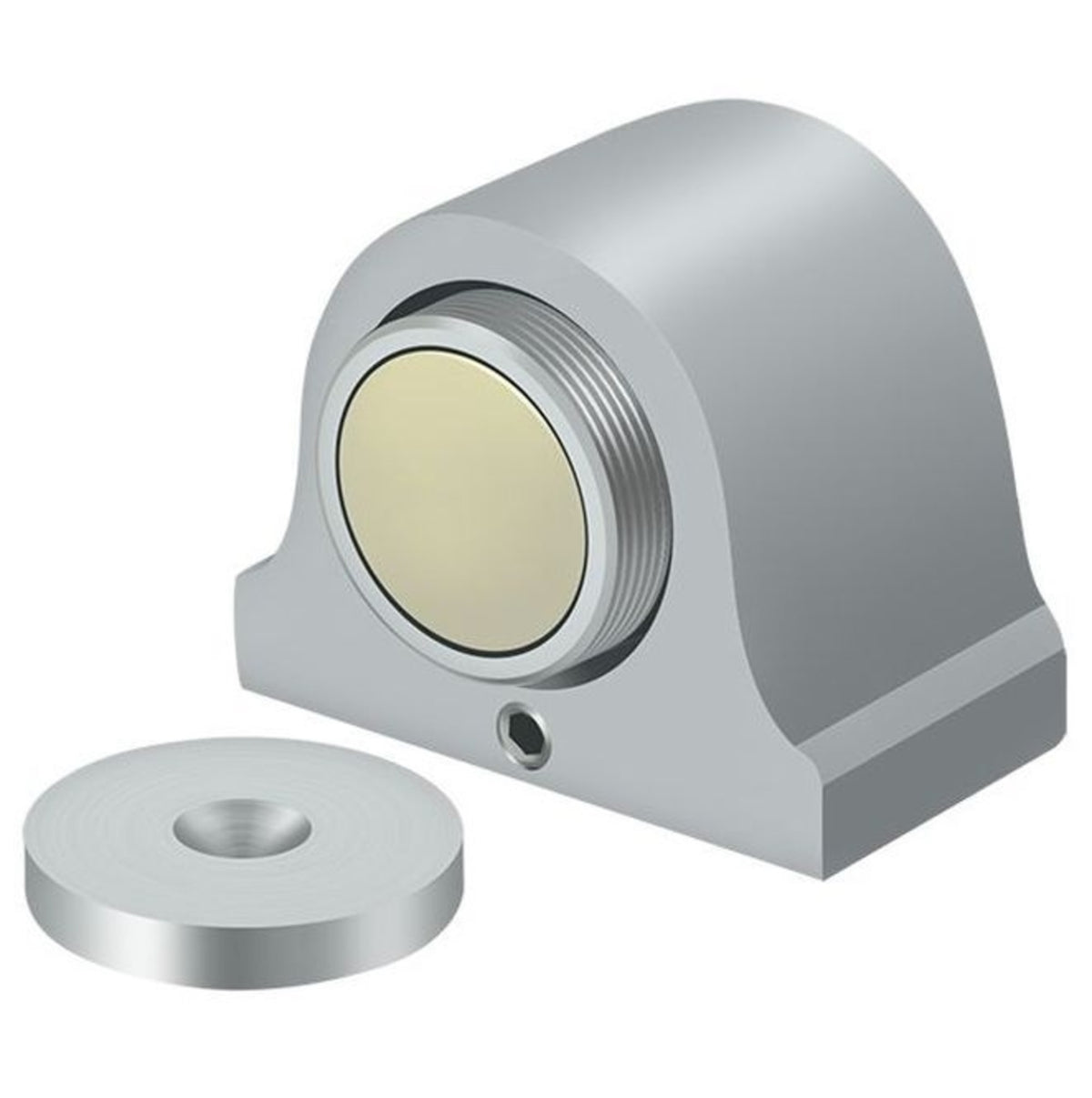 Deltana DSM125U26D Magnetic Dome Stop, Satin Chrome