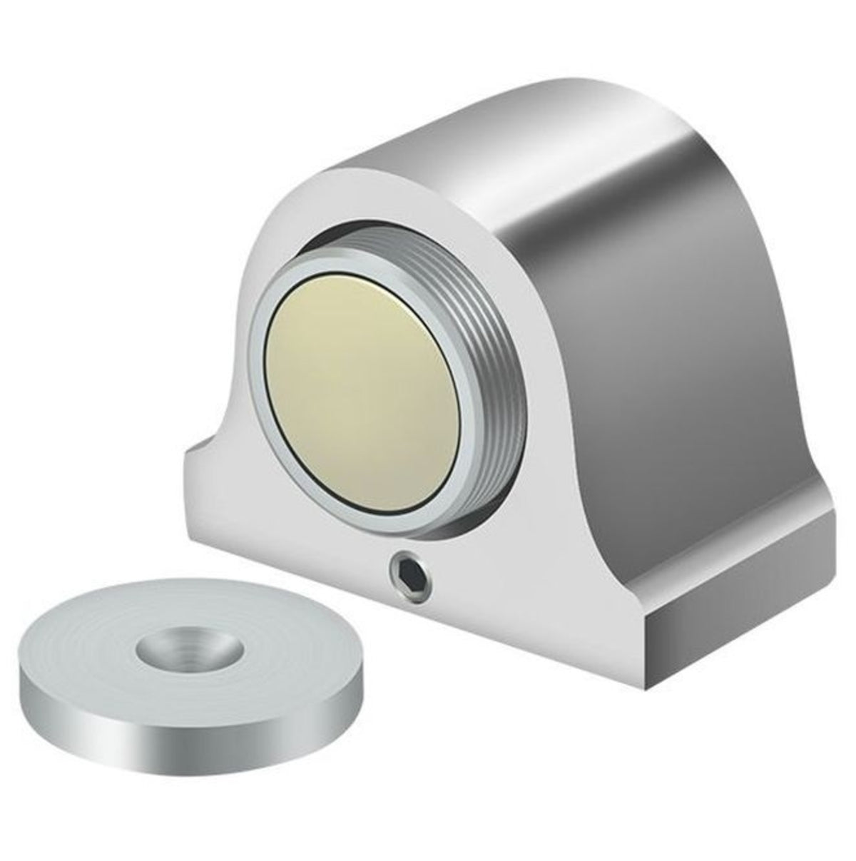 Deltana DSM125U32 Magnetic Dome Stop, Bright Stainless Steel