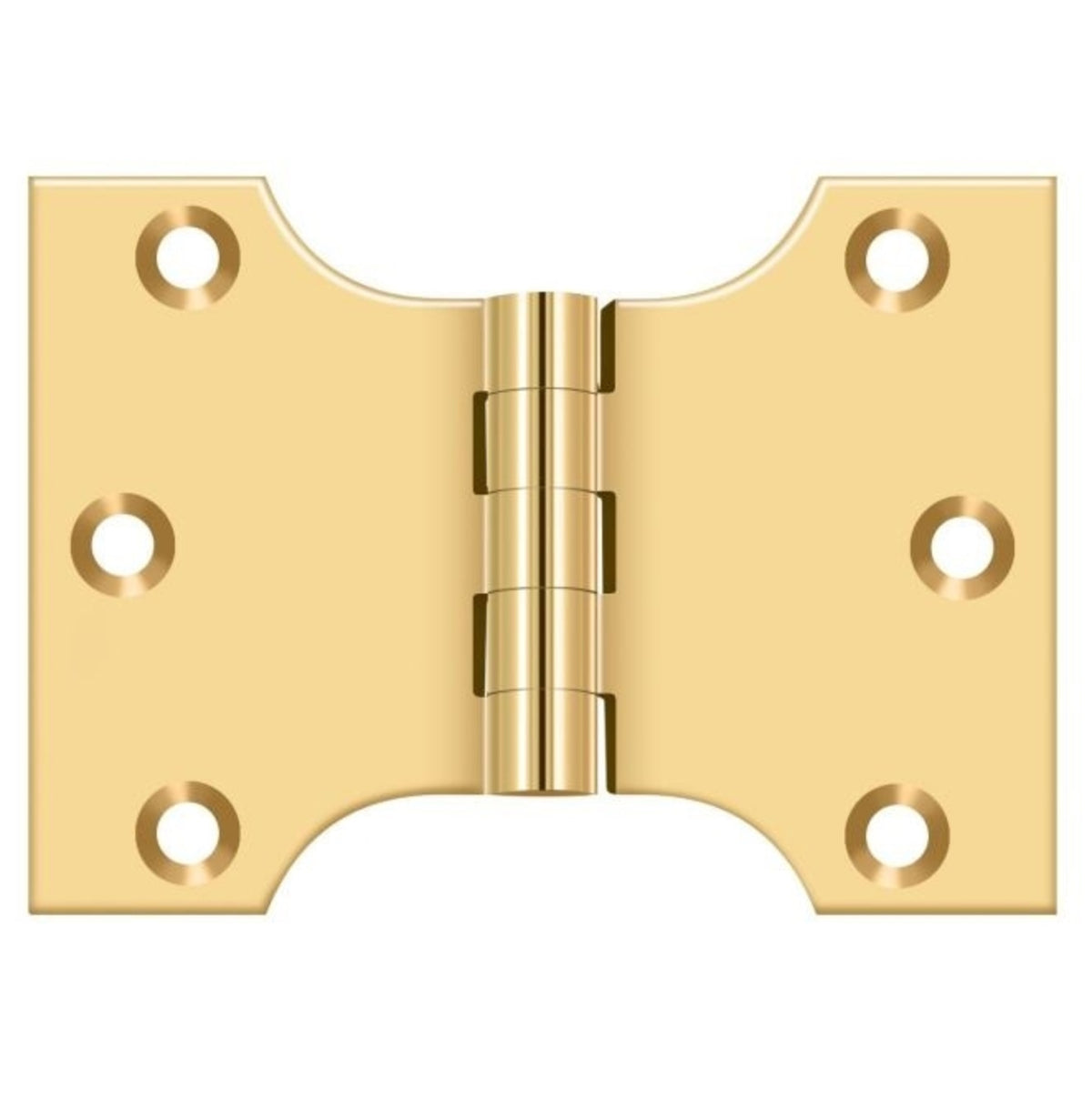 Deltana DSPA3040CR003 Parliament Hinge, Lifetime Brass, 3" x 4"