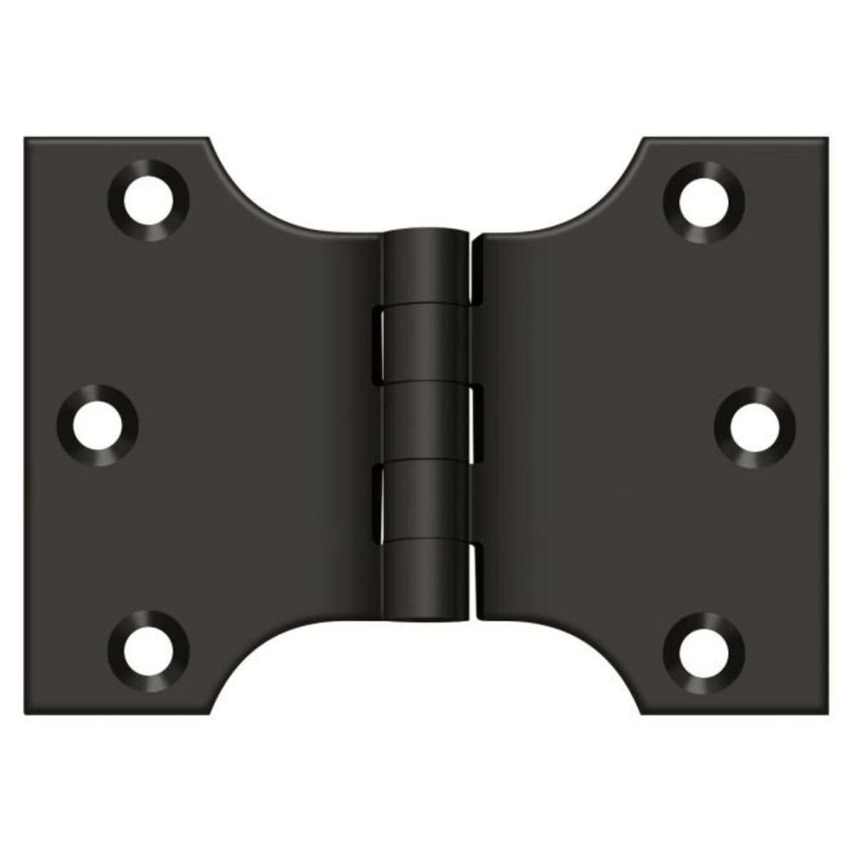 Deltana DSPA3040U10B Parliament Hinge, Oil Rubbed Bronze, 3" x 4"