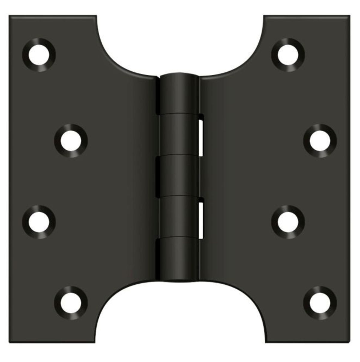 Deltana DSPA4040U10B Parliament Hinge, Oil Rubbed Bronze, 4" x 4"