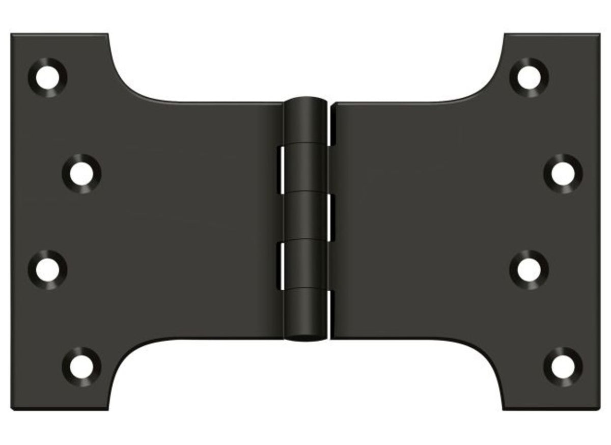 Deltana DSPA4060U10B Parliament Hinge, Oil Rubbed Bronze, 4" x 6"