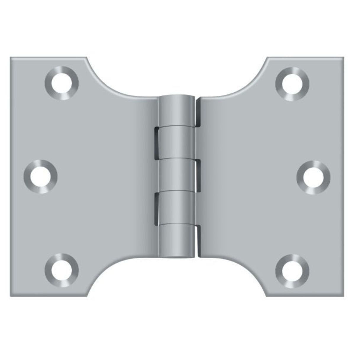 Deltana DSPA3040U26D Parliament Hinge, Satin Chrome, 3" x 4"