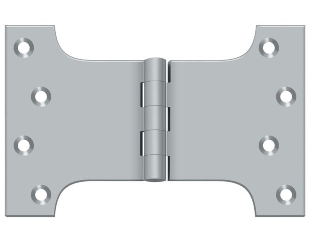 Deltana DSPA4060U26D Parliament Hinge, Satin Chrome, 4" x 6"