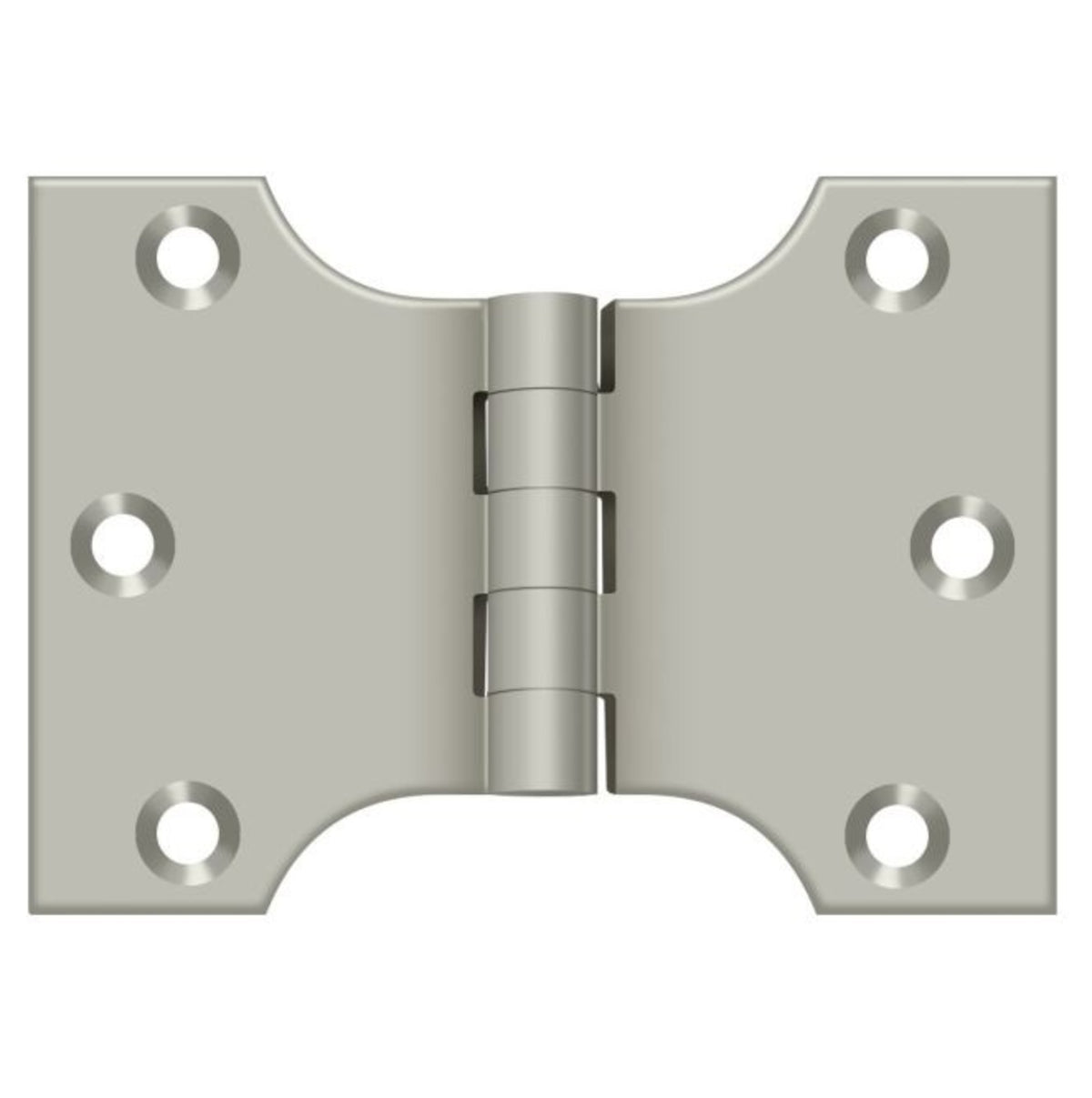 Deltana DSPA3040U15 Parliament Hinge, Satin Nickel, 3" x 4"