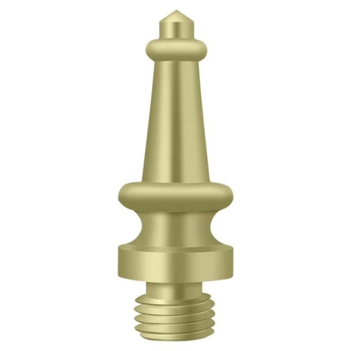 Deltana DSST3-UNL Steeple Design Tip, Unlacquered Bright Brass