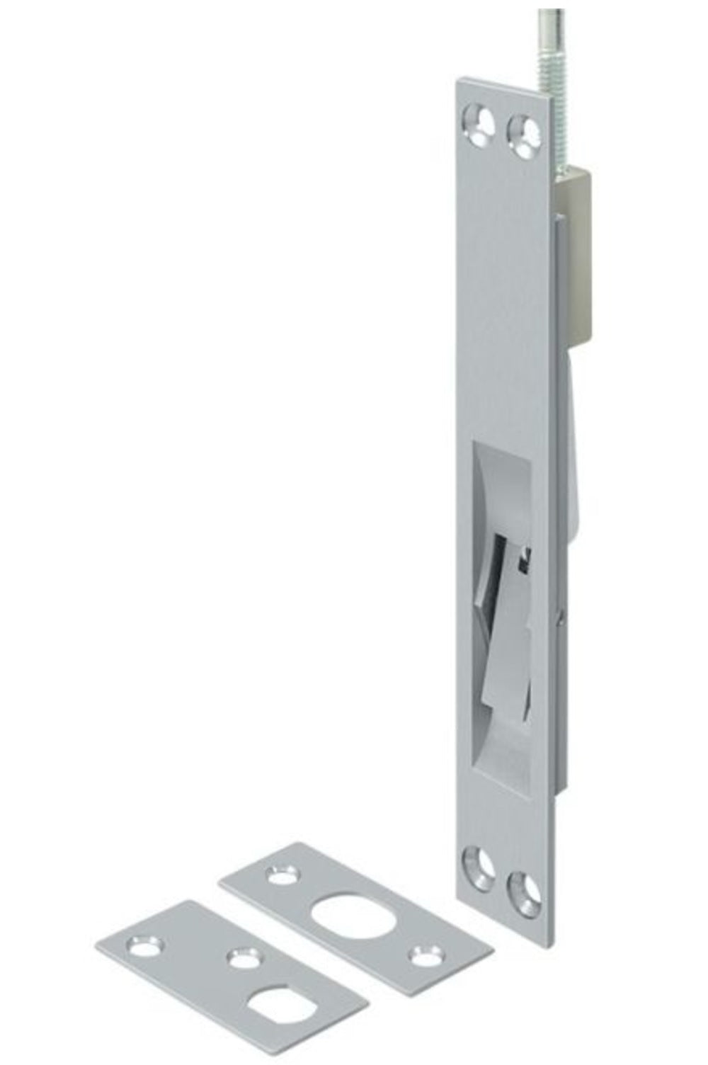 Deltana 12EFB26D Extension Flush Bolt, Satin Chrome