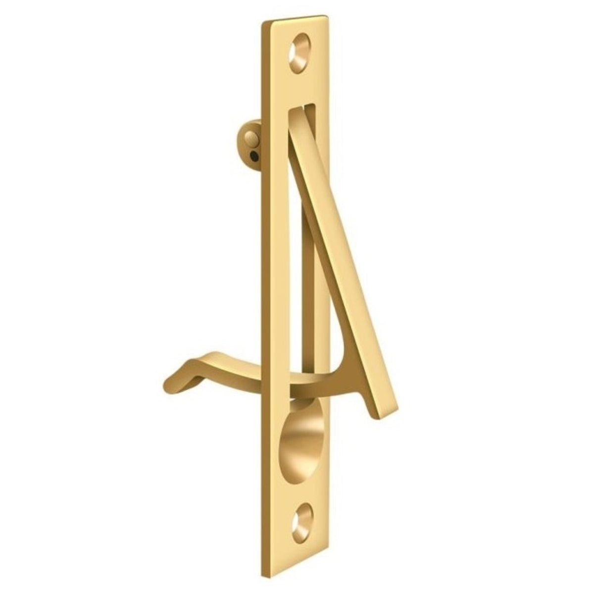Deltana EP475CR003 Edge Pull, Lifetime Brass, 4"