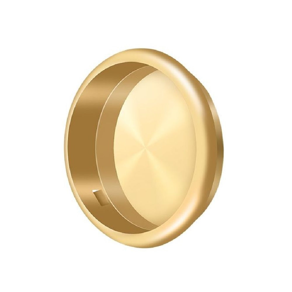 Deltana FP221RCR003 Pocket & Sliding Door Round Flush Pull, Lifetime Brass