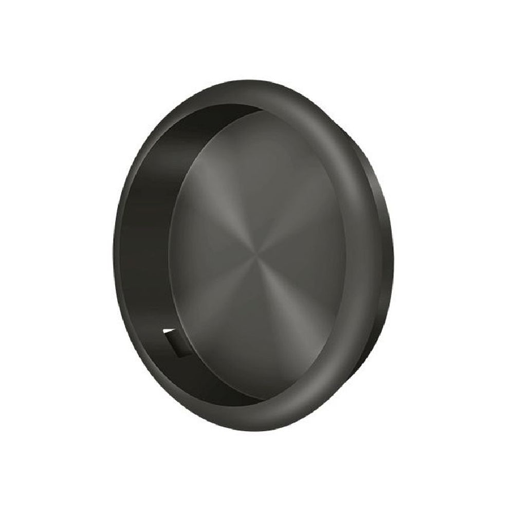 Deltana FP221RU10B Pocket & Sliding Door Round Flush Pull, Oil Rubbed Bronze