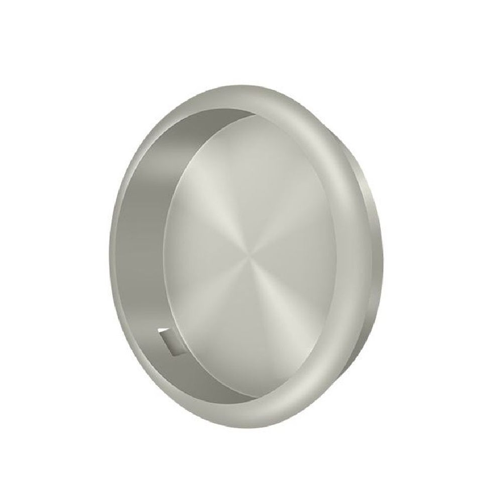 Deltana FP221RU15 Pocket & Sliding Door Round Flush Pull, Brushed Nickel