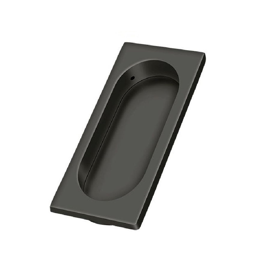 Deltana FP4134U10B Pocket & Sliding Door Flush Pull, Large, Oil Rubbed Bronze
