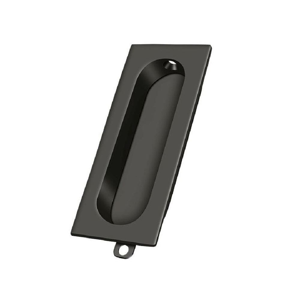 Deltana FP222U10B Pocket & Sliding Door Rectangle Flush Pull, Oil Rubbed Bronze