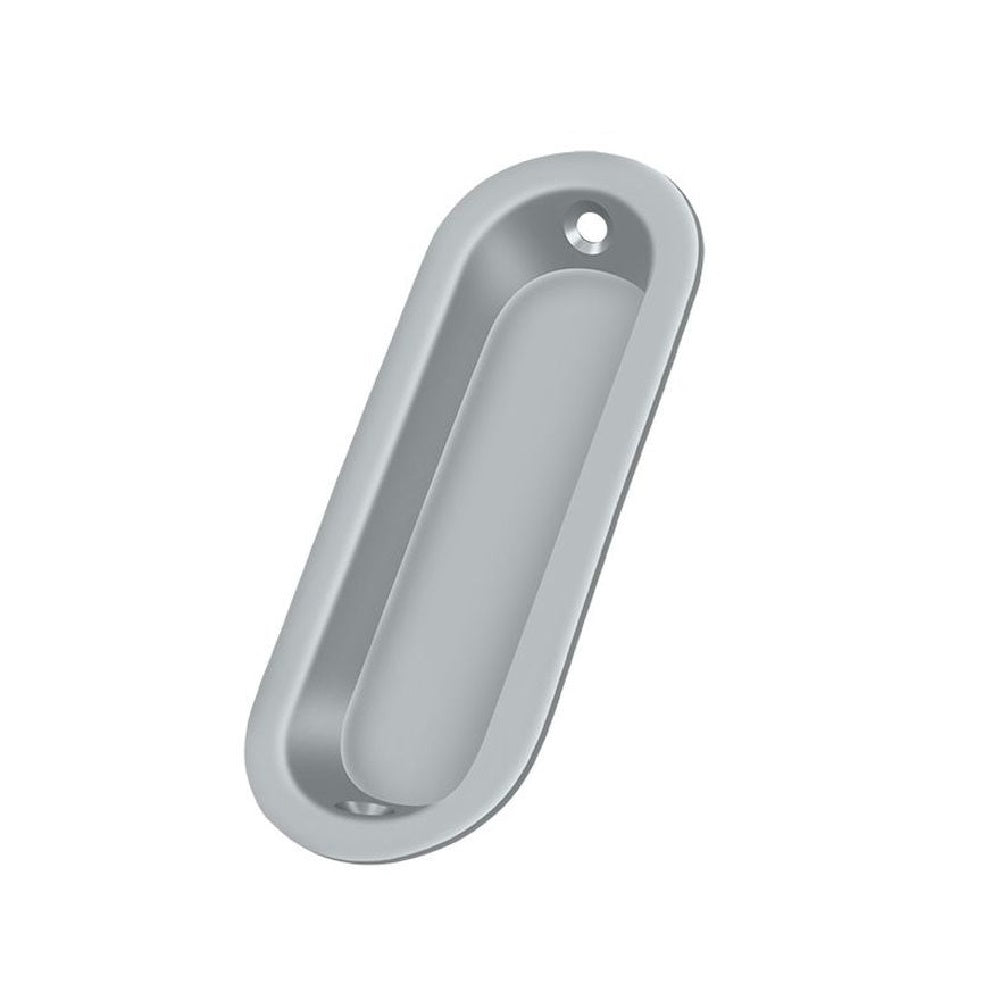Deltana FP223U26D Pocket & Sliding Door Oblong Flush Pull, Brushed Chrome