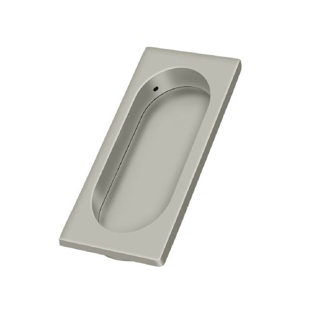 Deltana FP4134U15 Pocket & Sliding Door Flush Pull, Large, Brushed Nickel