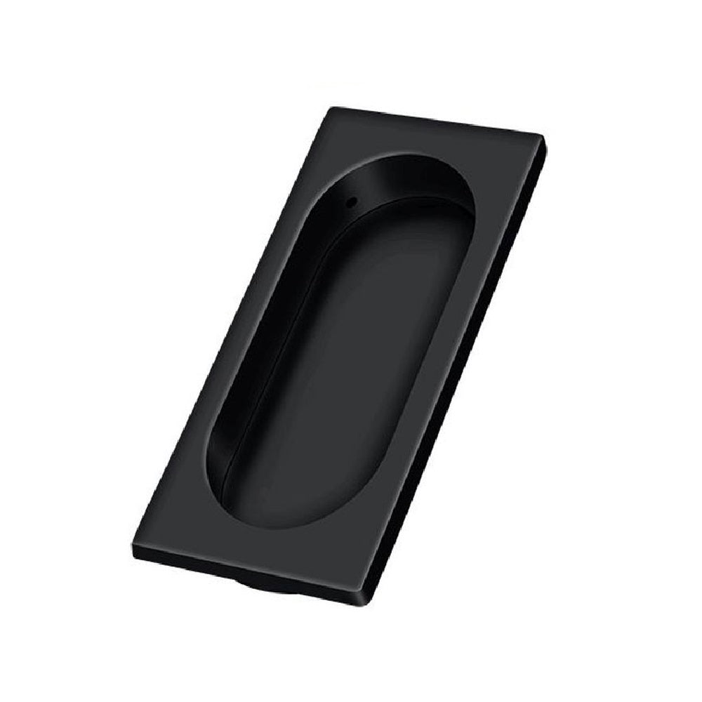 Deltana FP4134U19 Pocket & Sliding Door Flush Pull, Large, Black