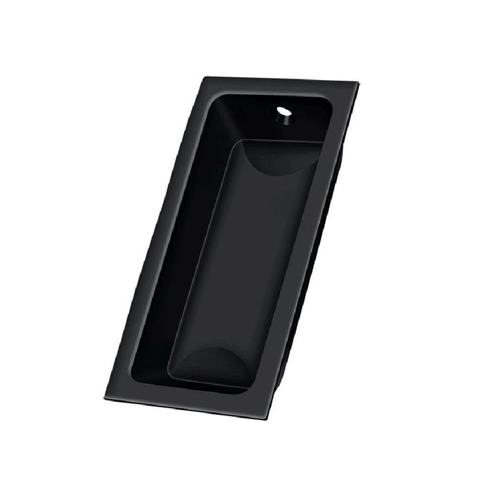 Deltana FP227U19 Pocket & Sliding Door Large Flush Pull, Black