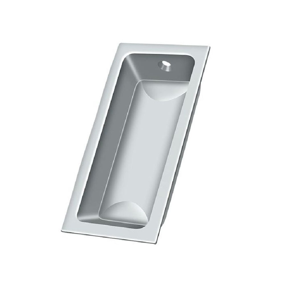 Deltana FP227U26 Pocket & Sliding Door Large Flush Pull, Polished Chrome