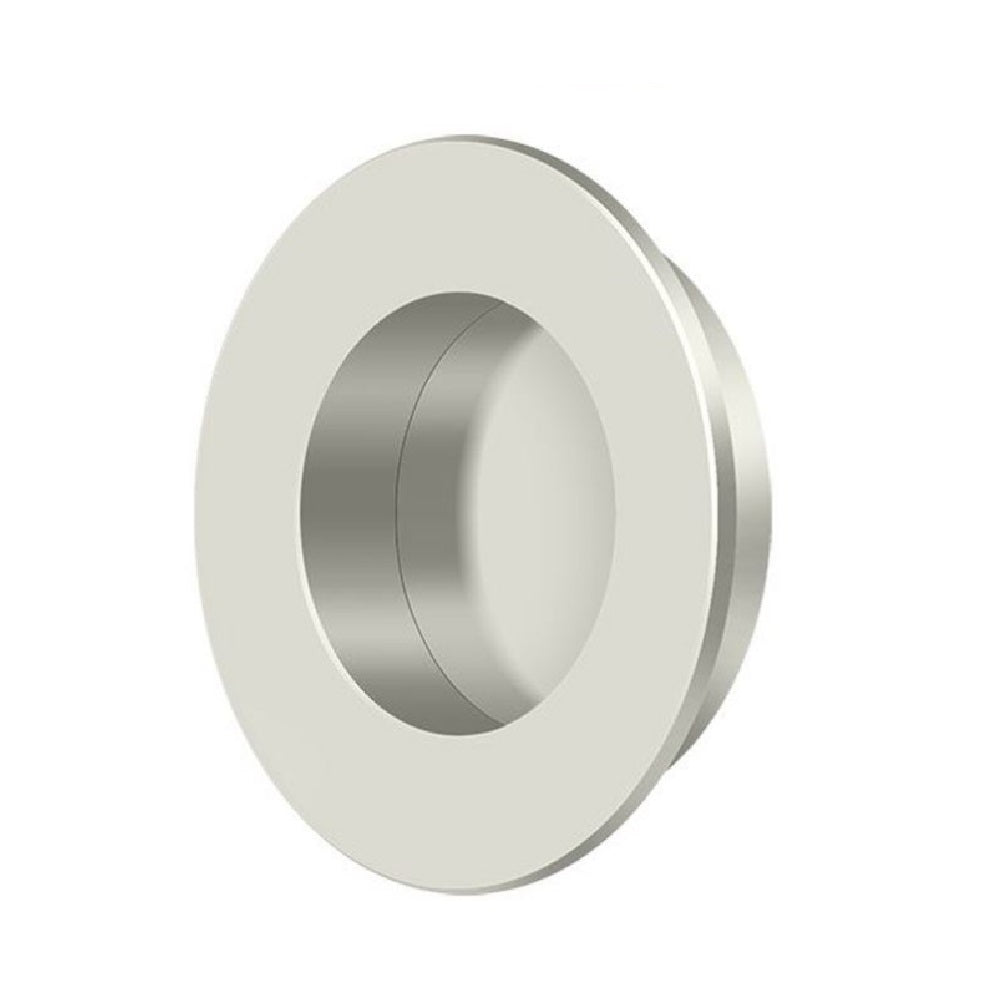Deltana FP178U14 Pocket & Sliding Door Round Flush Pull, Polished Nickel