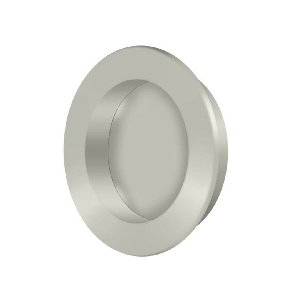 Deltana FP238U15 Pocket & Sliding Door Round Flush Pull, Brushed Nickel
