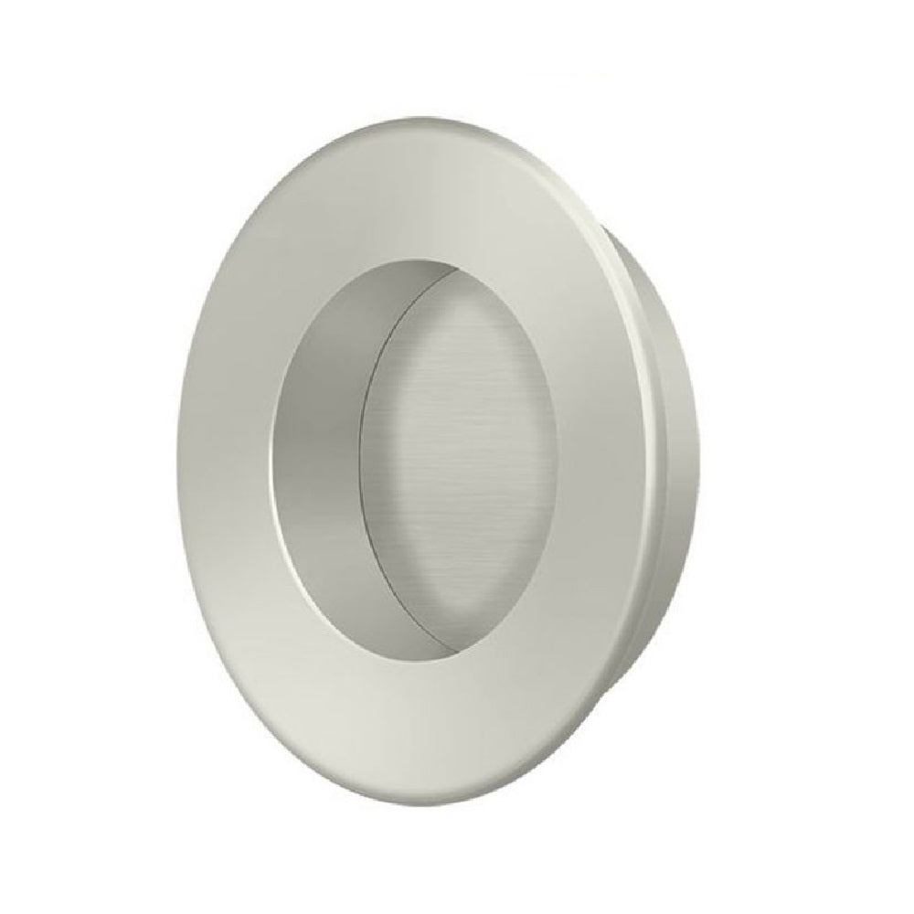 Deltana FP178U15 Pocket & Sliding Door Round Flush Pull, Brushed Nickel