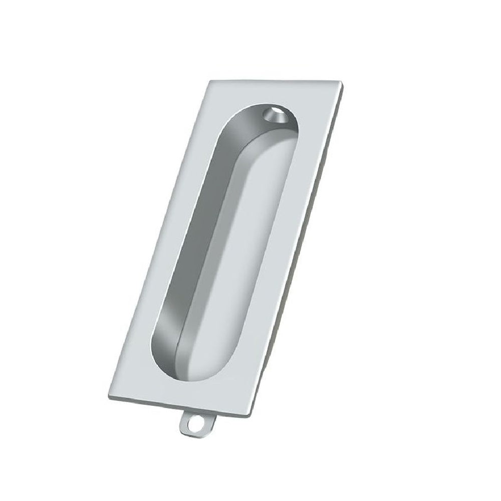 Deltana FP222U26 Pocket & Sliding Door Rectangle Flush Pull, Polished Chrome
