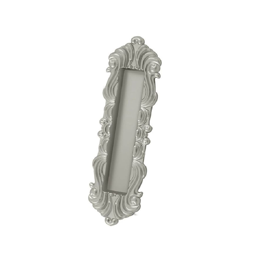 Deltana FPV7178U15 Heavy Duty Victorian Flush Pull, Brushed Nickel