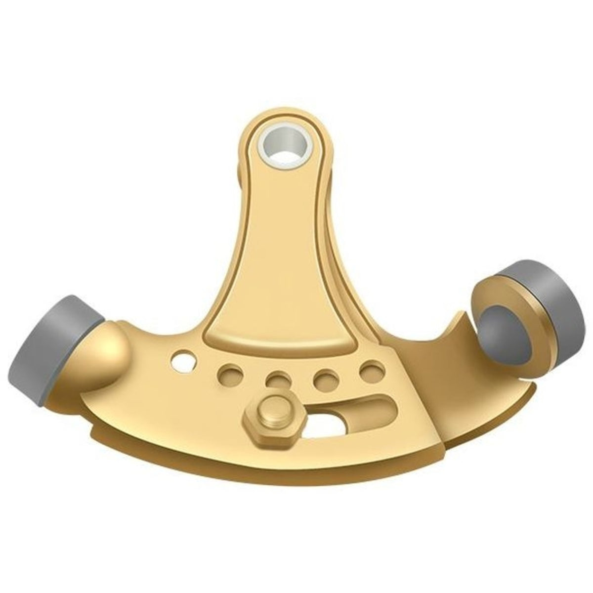 Deltana HPA69CR003 Hinge Pin Door Stop, Lifetime Brass