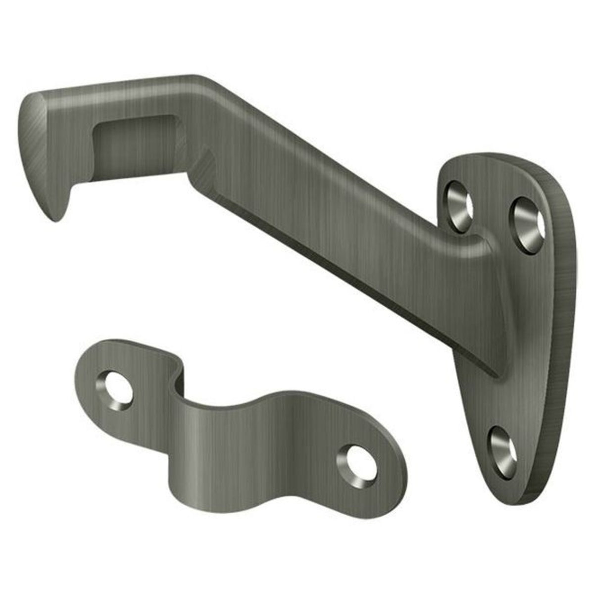 Deltana HRB325U15A Hand Rail Brackets, Antique Nickel