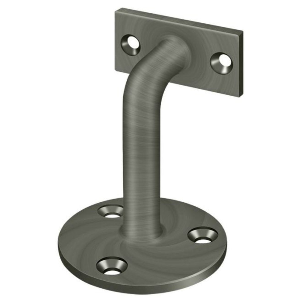 Deltana HRC253U15A Hand Rail Brackets, Antique Nickel