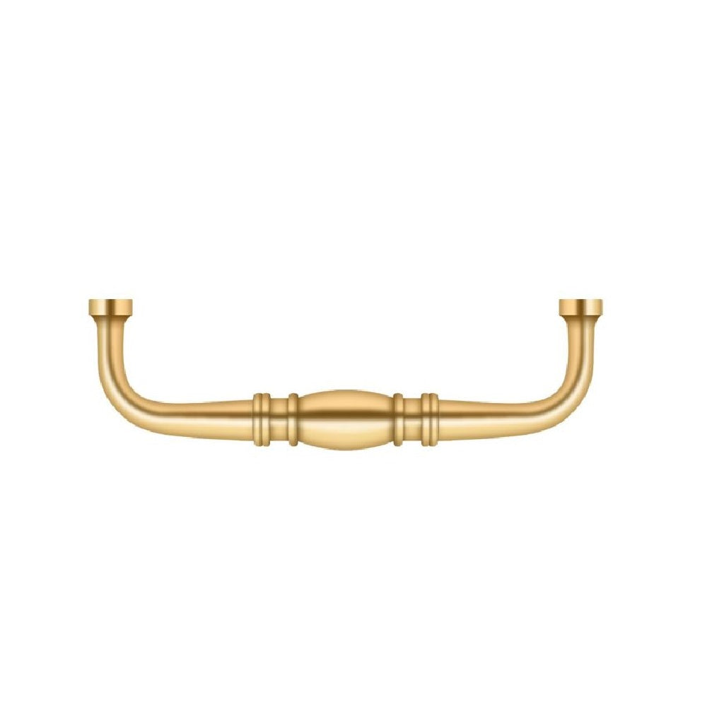 Deltana K4474CR003 Colonial Cabinet Wire Pull, 4", Lifetime Brass