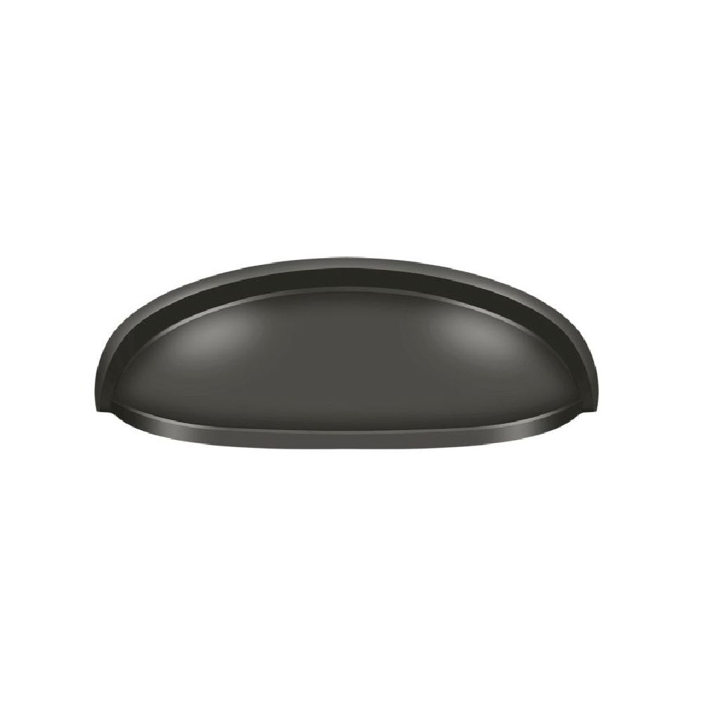 Deltana K407U10B Elongated Cabinet & Drawer Shell Pull, Oil Rubbed Bronze