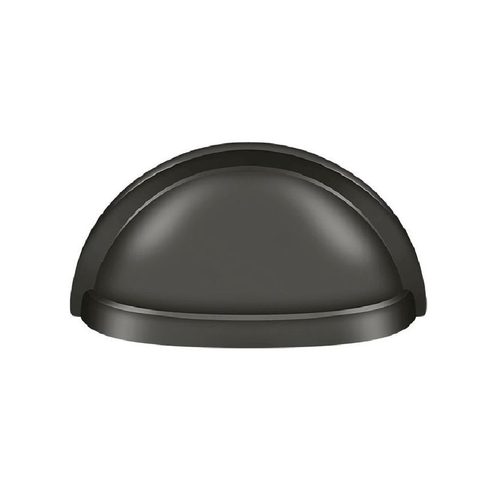 Deltana K43U10B Oval Cabinet & Drawer Shell Pull, Oil Rubbed Bronze