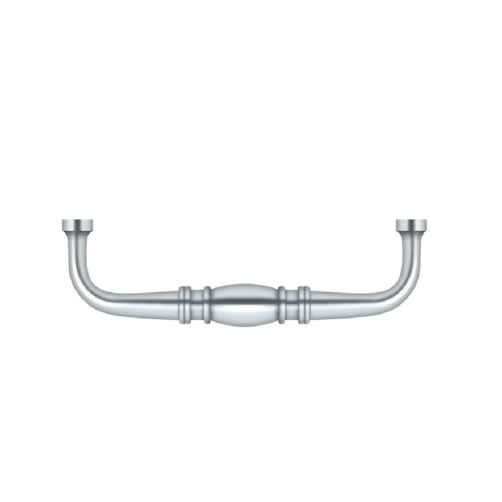 Deltana K4474U26 Colonial Cabinet Wire Pull, 4", Polished Chrome