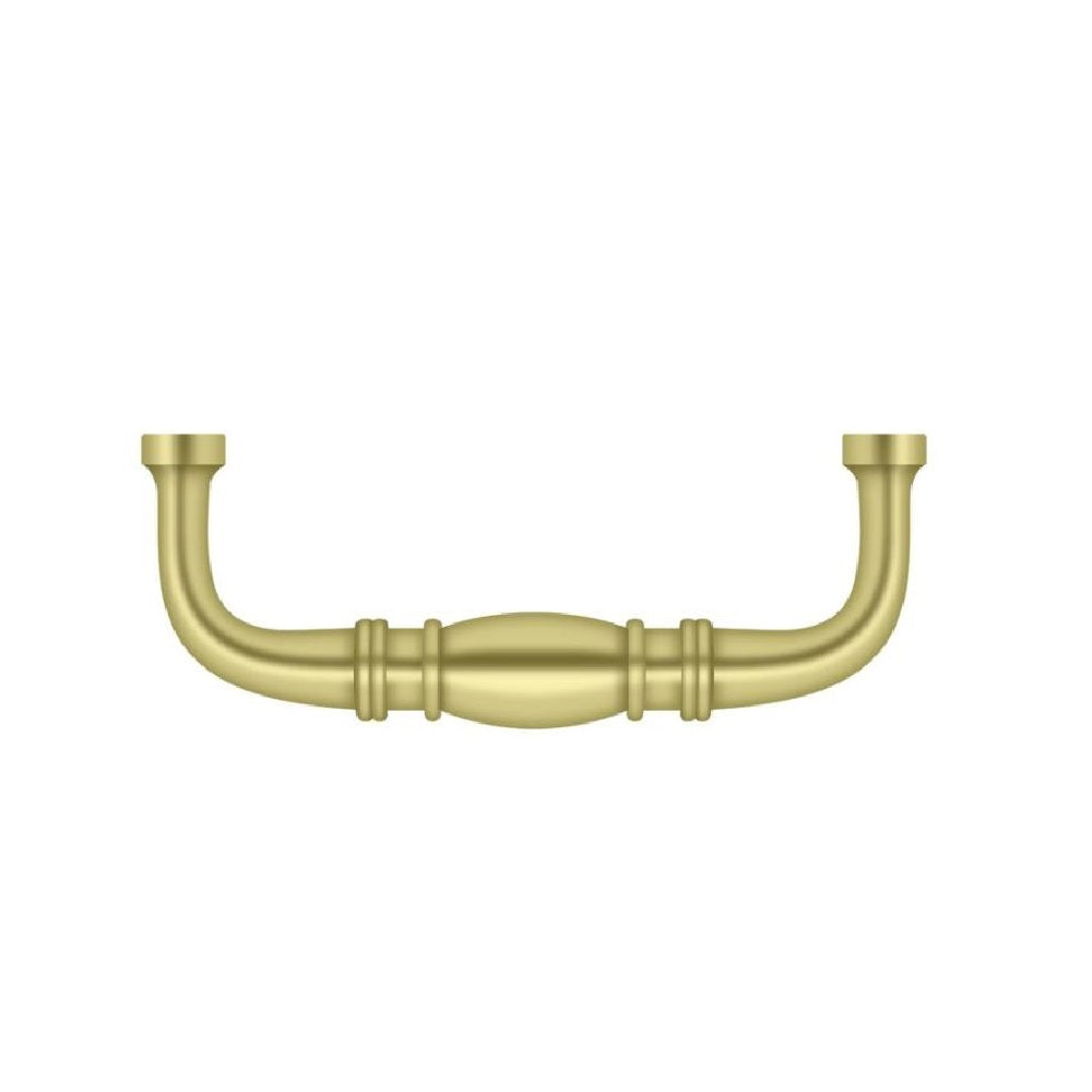 Deltana K4473U3 Colonial Cabinet Wire Pull, 3", Polished Brass