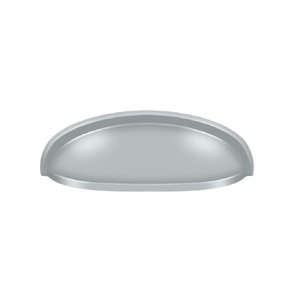 Deltana K407U26D Elongated Cabinet & Drawer Shell Pull, Brushed Chrome