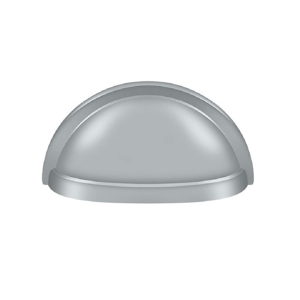 Deltana K43U26D Oval Cabinet & Drawer Shell Pull, Brushed Chrome