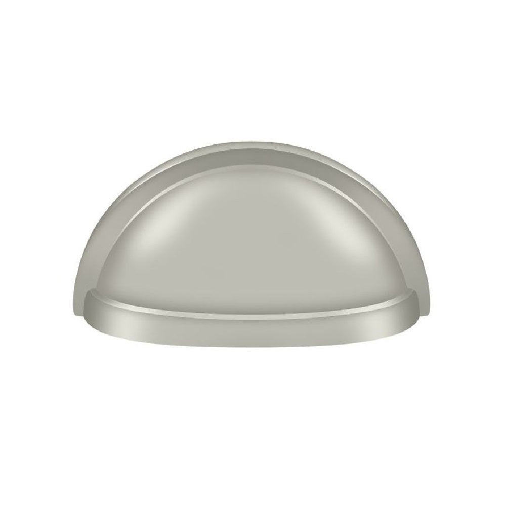 Deltana K43U15 Oval Cabinet & Drawer Shell Pull, Brushed Nickel