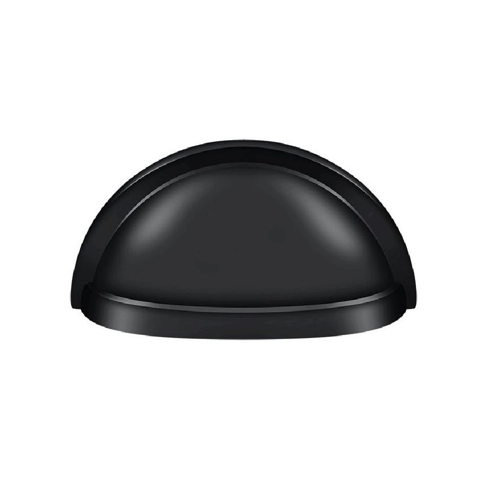 Deltana K43U19 Oval Cabinet & Drawer Shell Pull, Black