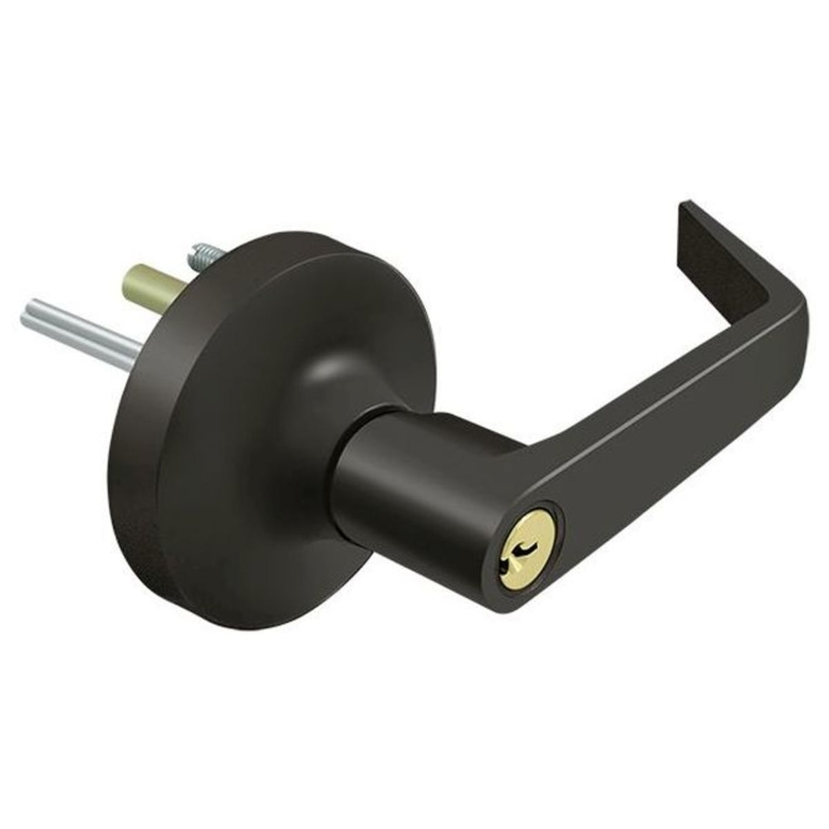Deltana LTED80LS-10B Claredon Lever Trim, Oil Rubbed Bronze