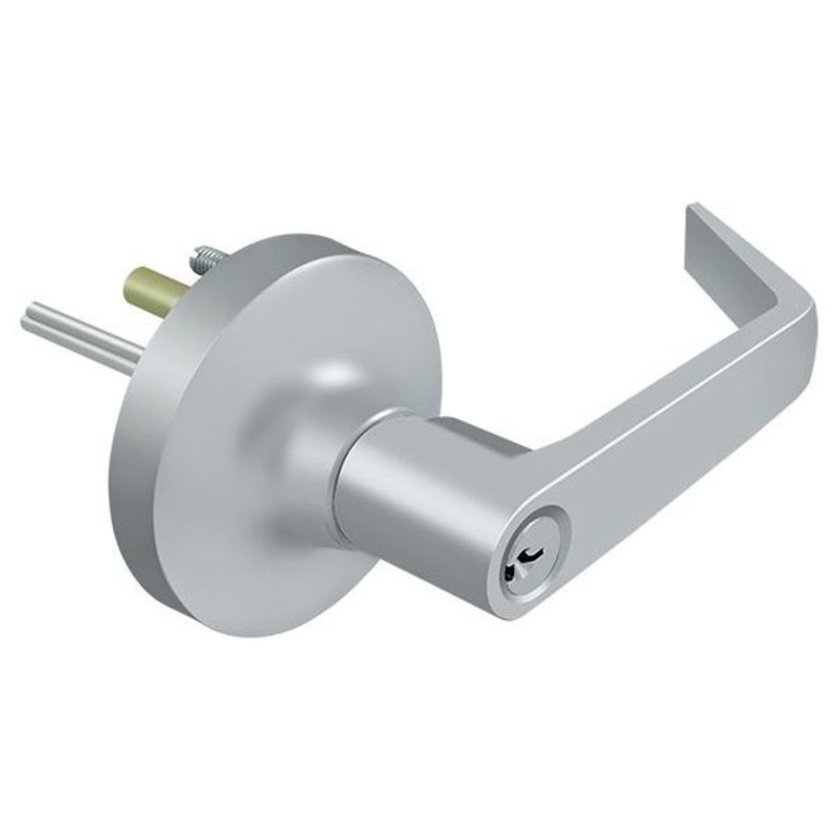 Deltana LTED80LS-26D Claredon Lever Trim, Satin Chrome