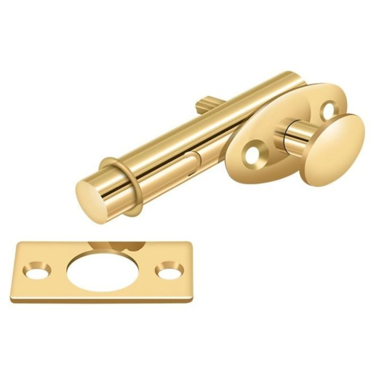 Deltana MB175CR003 Mortise Bolt, Lifetime Brass