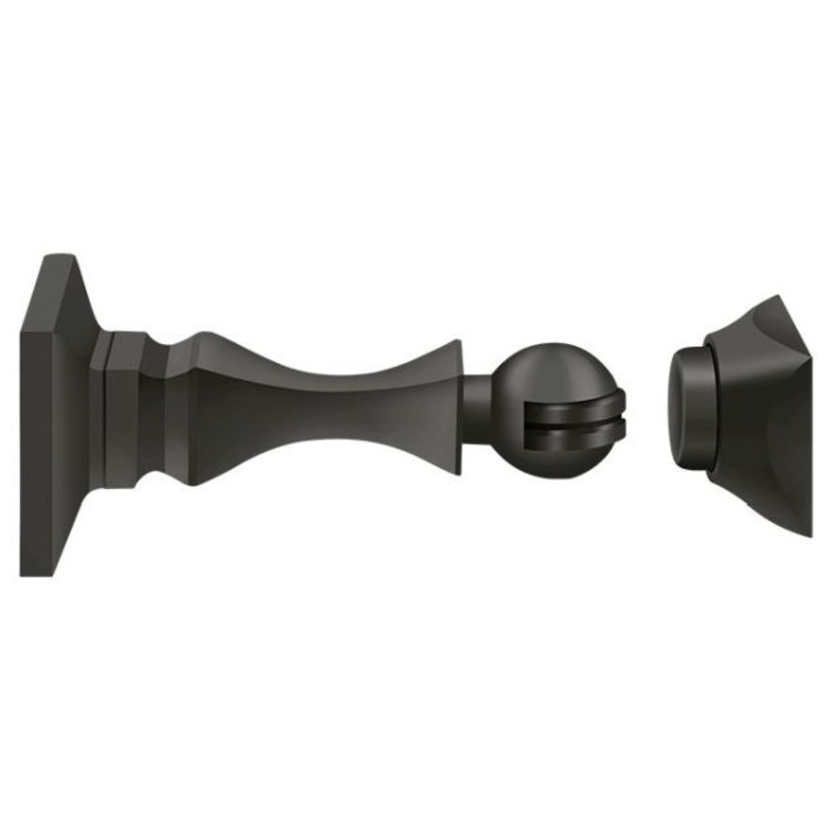 Deltana MDH35U10B Magnetic Door Holder, Oil Rubbed Bronze, 3-1/2"