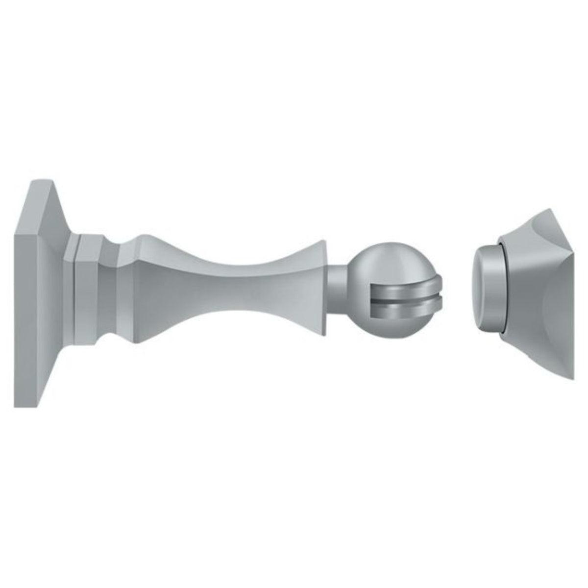 Deltana MDH35U26D Magnetic Door Holder, Satin Chrome, 3-1/2"