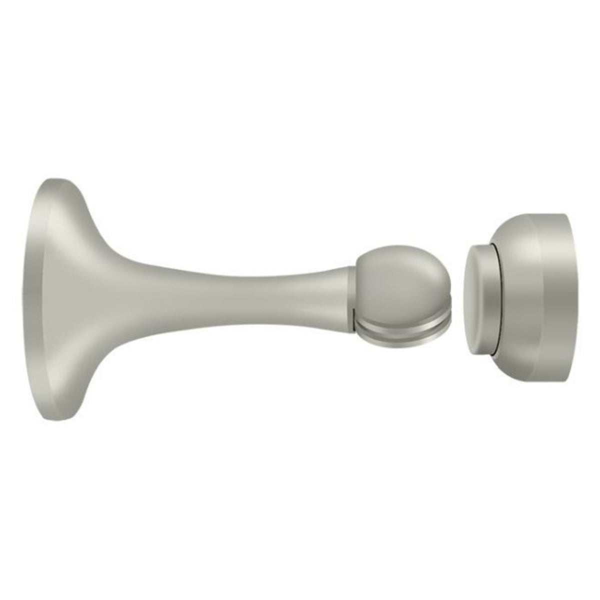 Deltana MDH30U15 Magnetic Door Holder, Satin Nickel, 3"